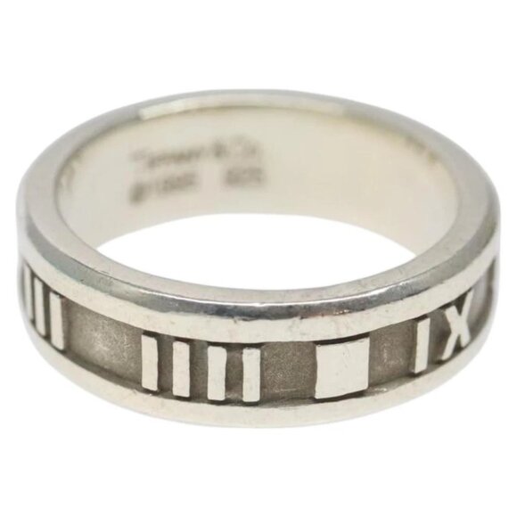 TIFFANY&Co. Atlas Ring Ag925 Silver Auth - Picture 1 of 7